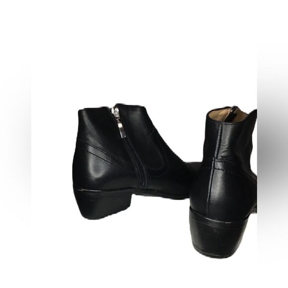 Anthropology | Black Leather Booties - Picture 2 of 6